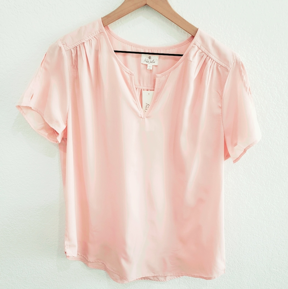 New Tres Jolie Blouse, size L
